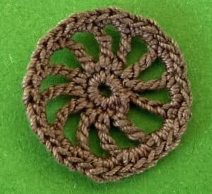 Crochet wagon 2 ply large wheel