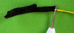 Crochet dump truck 2 ply joining for truck front