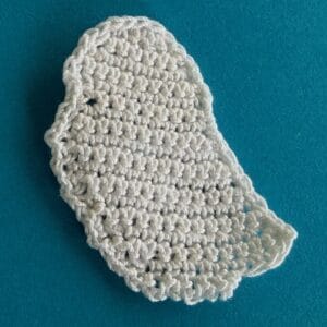 Crochet kookaburra 2 ply body neatened