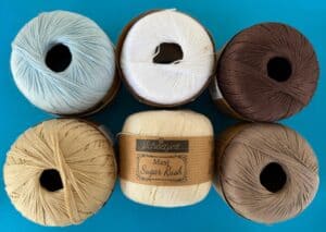 Crochet kookaburra 2 ply cotton