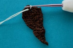 Crochet kookaburra 2 ply joining for feather