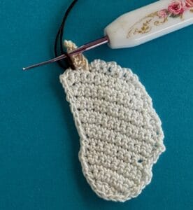Crochet kookaburra 2 ply joining for second tail piece