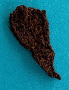 Crochet kookaburra 2 ply wing with sidewing