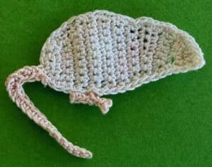Crochet rat 2 ply back leg