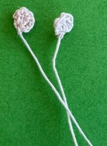 Crochet rat 2 ply ears