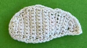 Crochet rat 2 ply head and body neatened