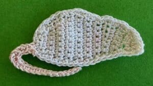 Crochet rat 2 ply tail