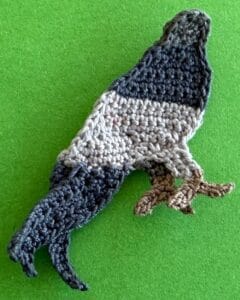 Crochet pigeon 2 ply claws