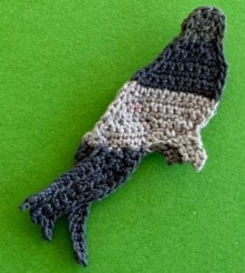 Crochet pigeon 2 ply front leg