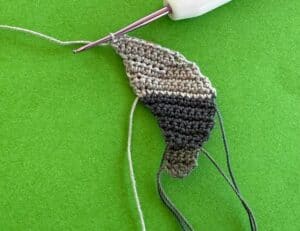 Crochet pigeon 2 ply head and body