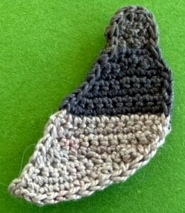 Crochet pigeon 2 ply head and body neatened