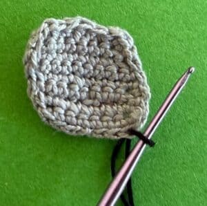 Crochet pigeon 2 ply joining for second wing part
