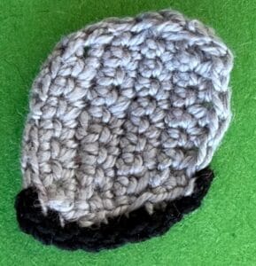 Crochet pigeon 2 ply second wing part