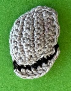 Crochet pigeon 2 ply third wing part