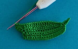 Crochet sitting hedgehog 2 ply back boat