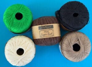 Crochet sitting hedgehog 2 ply cotton