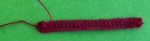 Crochet double-decker bus 2 ply body row 3