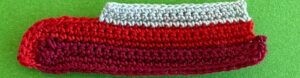 Crochet double-decker bus 2 ply bottom window
