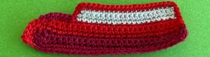 Crochet double-decker bus 2 ply front section