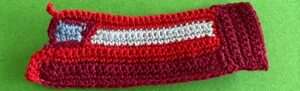 Crochet double-decker bus 2 ply step