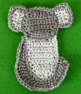 Crochet koala 2 ply around body