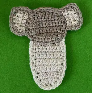 Crochet koala 2 ply body neatened