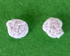 Crochet koala 2 ply eye areas