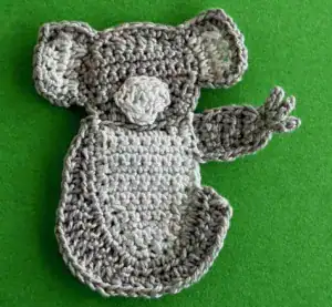 Crochet koala 2 ply head with mouth area