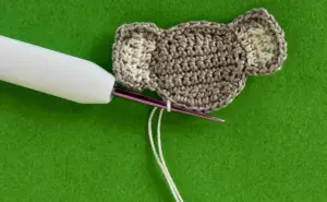 Crochet koala 2 ply joining for body